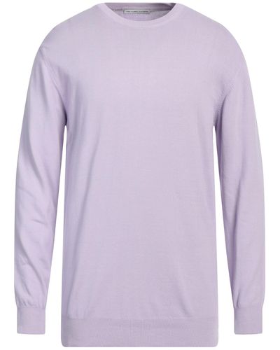 Grey Daniele Alessandrini Sweater - Purple