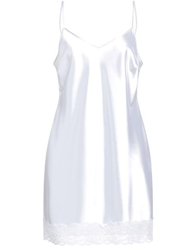 Liu Jo Slip Dress Polyester, Elastane - White