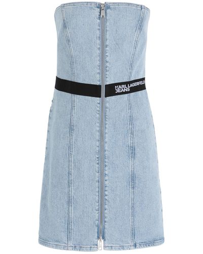 Karl Lagerfeld Mini Dress - Blue