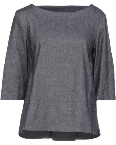 Liviana Conti Denim Shirt - Grey