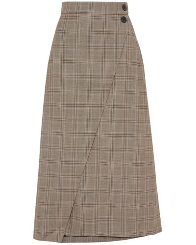 Cefinn Long Skirt - Grey
