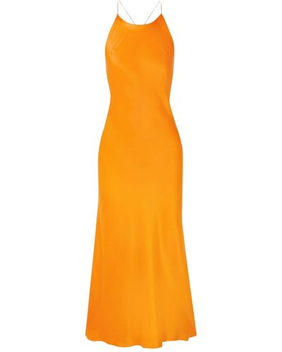 Rosetta Getty Midi Dress - Orange