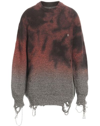 Children of the discordance Dark Sweater Cotton, Acrylic - Brown