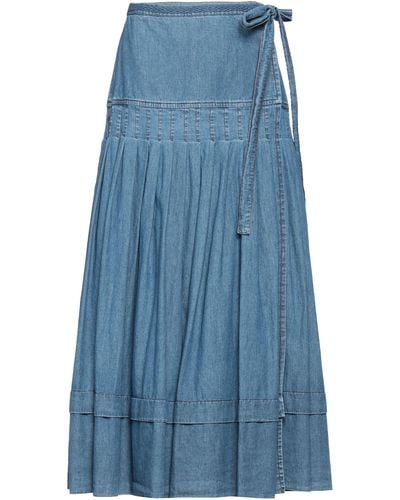 Maison Common Maxi Skirt - Blue