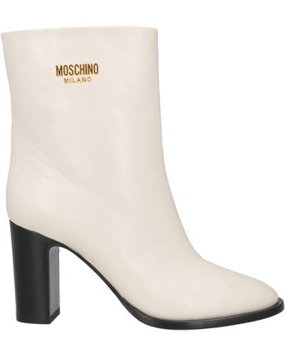 Moschino Ankle Boots - White