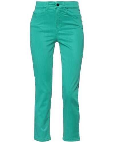 Guess Cropped Trousers - Green