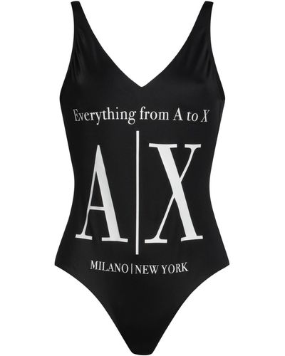 Armani Exchange One-piece Swimsuit - Black