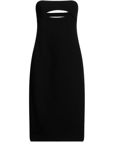 Saint Laurent Midi Dress - Black