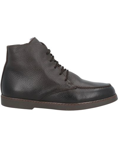 Doucal's Dark Ankle Boots Leather - Brown