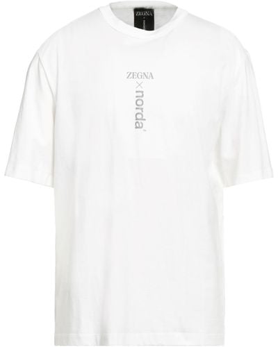 Zegna Camiseta - Blanco