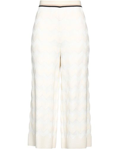 Missoni Cropped Trousers - White