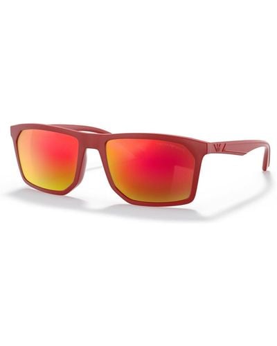 Emporio Armani Gafas de sol - Rojo