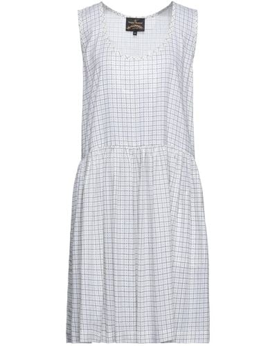 Vivienne Westwood Midi Dress Viscose, Cotton - White