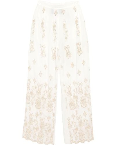 ELISA CAVALETTI by DANIELA DALLAVALLE Trousers - White