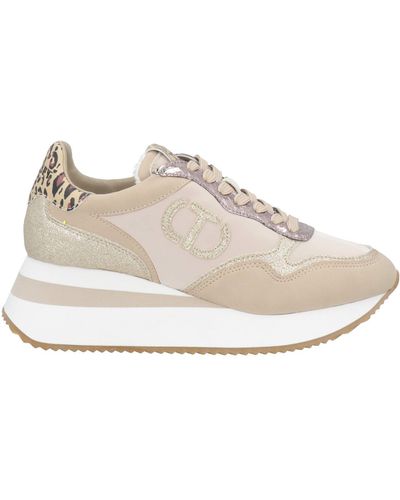 Twin Set Trainers - Natural