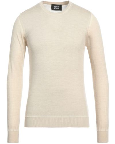 Alpha Studio Pullover - Natur