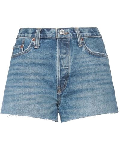RE/DONE Denim Shorts - Blue