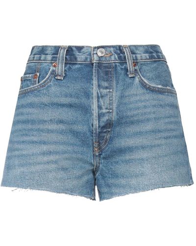 RE/DONE Shorts Jeans - Blu