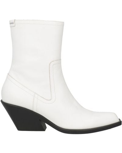 Armani Exchange Ankle Boots - White