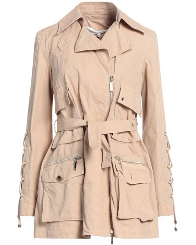 Elisabetta Franchi Overcoat & Trench Coat - Natural