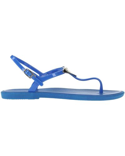 Emporio Armani Toe Strap Sandals - Blue