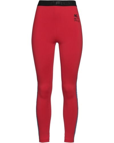 Etro Leggings - Rosso