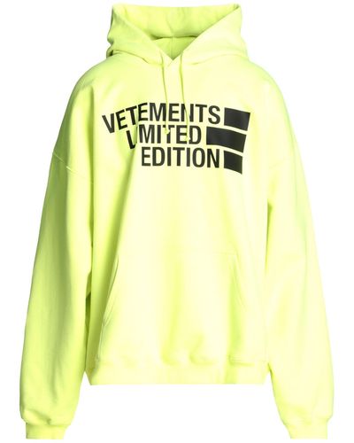 Vetements Sweatshirt - Yellow