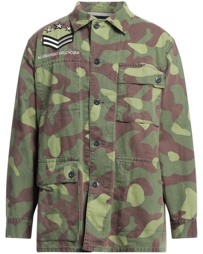 Alessandro Dell'acqua Military Jacket Cotton - Green