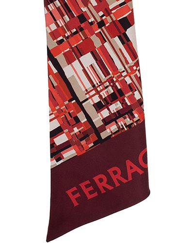 Ferragamo Accessori Per Capelli - Rosso