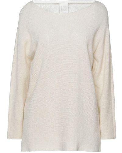 120% Lino Sweater - White