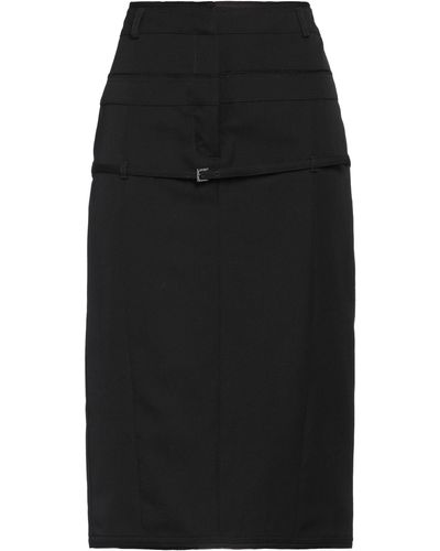 Jacquemus Midi Skirt - Black