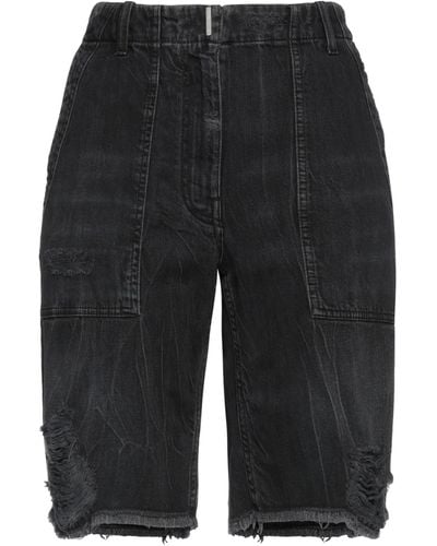 Givenchy Short en jean - Noir