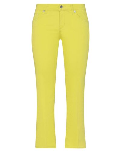 Liu Jo Cropped Trousers - Yellow