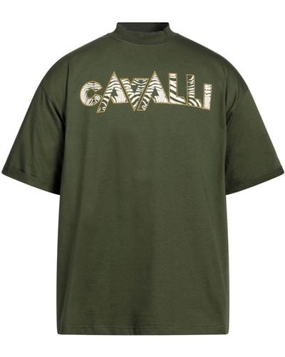 Roberto Cavalli T-shirts - Grün