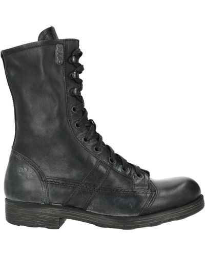 O.x.s. Ankle Boots Leather - Black