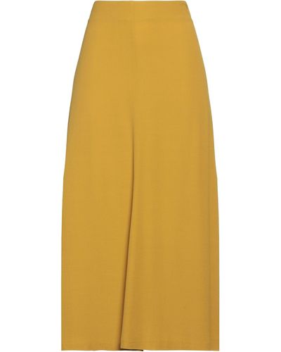 Semicouture Midi Skirt - Yellow