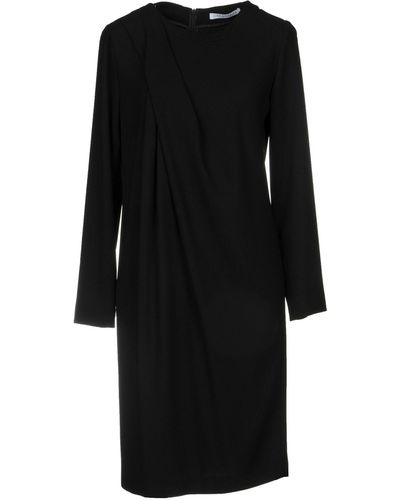 Caractere Short Dress - Black