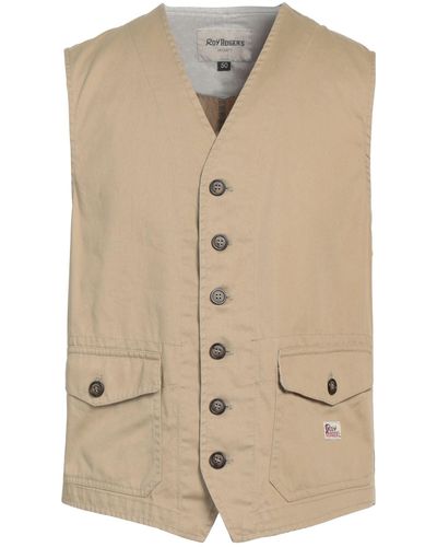 Roy Rogers Tailored Vest - Natural