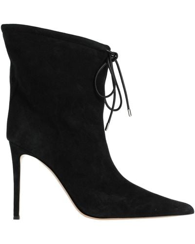 Alexandre Vauthier Ankle Boots Soft Leather - Black