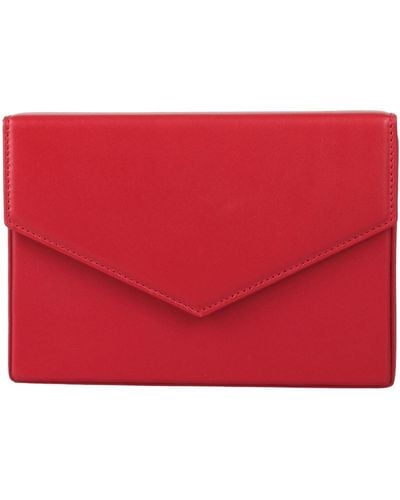 AMINA MUADDI Handbag Soft Leather - Red