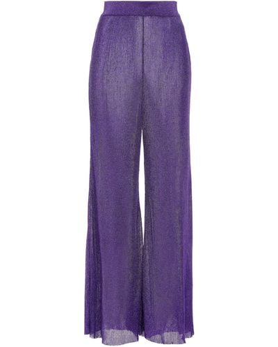 Alexandre Vauthier Trousers - Purple