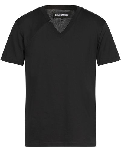 Les Hommes T-shirts - Schwarz