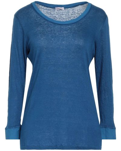 Rossopuro T-Shirt Linen, Elastane - Blue