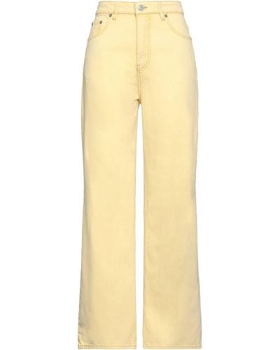 Ganni Weite Magny Jeans - Gelb