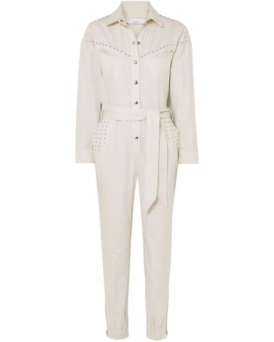 IRO Jumpsuit Linen, Cotton - White