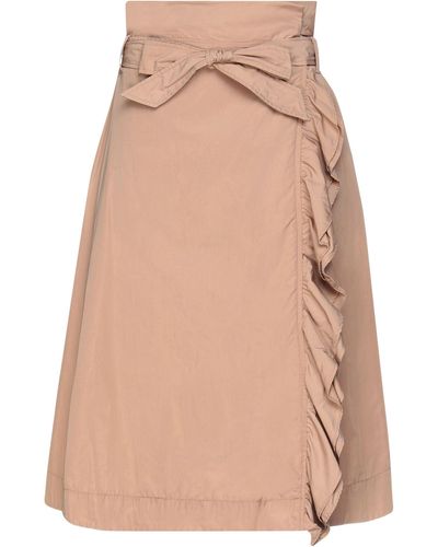 LE COEUR TWINSET Midi Skirt - Natural
