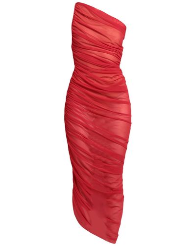 Norma Kamali Midi Dress - Red