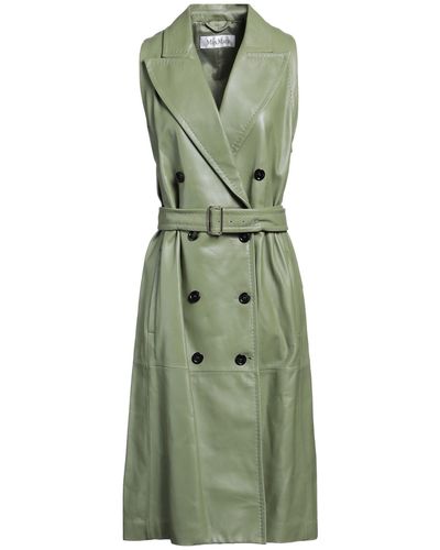 Max Mara Overcoat & Trench Coat - Green
