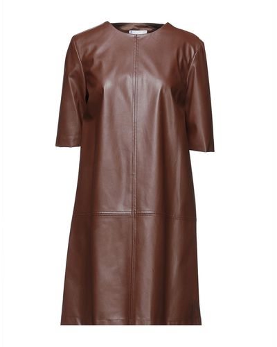 be Blumarine Short Dress - Brown