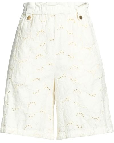 Pinko Shorts E Bermuda - Bianco
